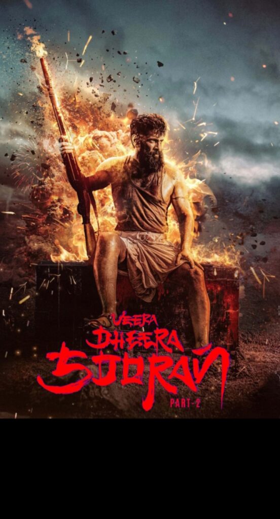 Veera Dheera Sooran-Part 2 (2025) movie details in English letters so it’s safe to use:Veera Dheera Sooran