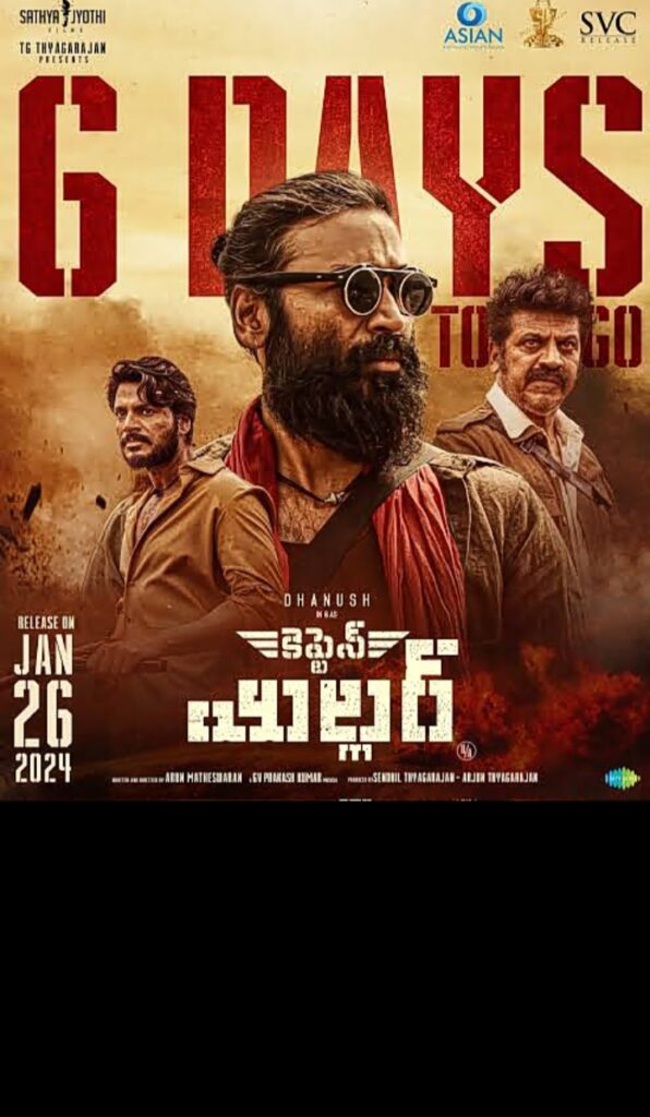 Captain Miller (2024) | Hindi + Tamil Dual Audio | UnCut Movie HD ESub